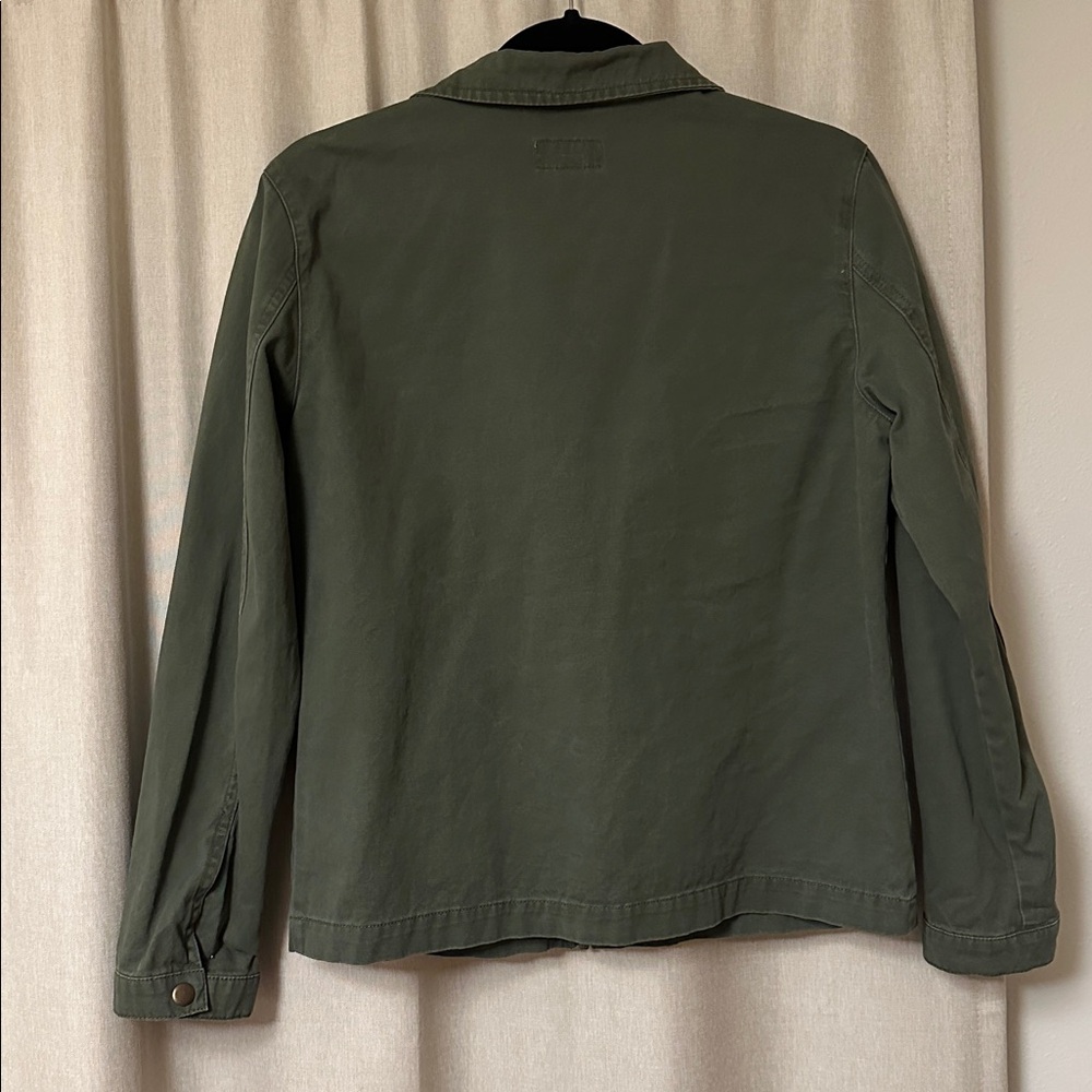 Olive Canvas Jacket - Picture 4 of 4